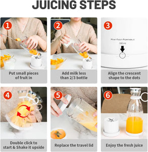 Rechargeable USB Blender Bottle – Fresh Smoothies Anytime, Anywhere