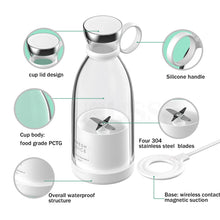 Load image into Gallery viewer, Rechargeable USB Blender Bottle – Fresh Smoothies Anytime, Anywhere